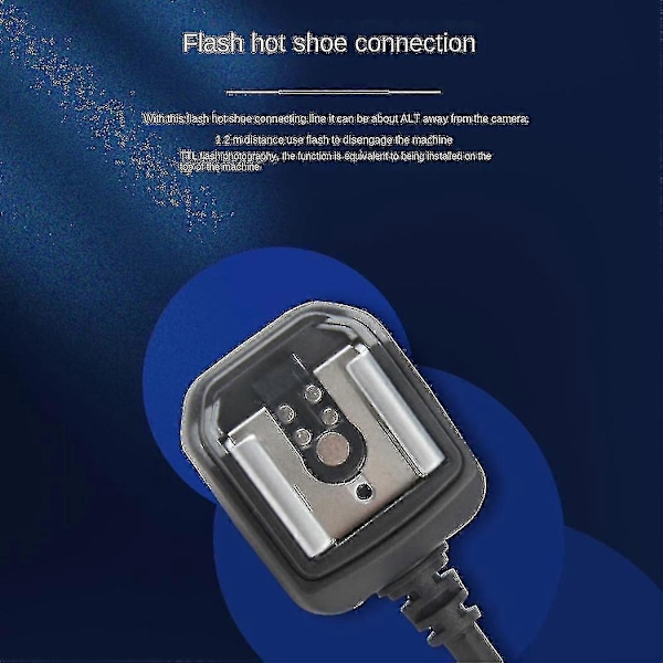 Oc-e3 Off Camera Blixtkabel Hot Shoe Sladd Synk Off-camera Blixt Fokuskabel Kamera Förlängningssladd