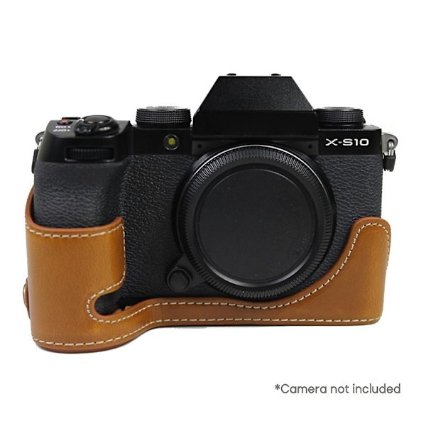 PU Läderfodral för Fujifilm Xs10 X-s10 Kameraskydd Stöd