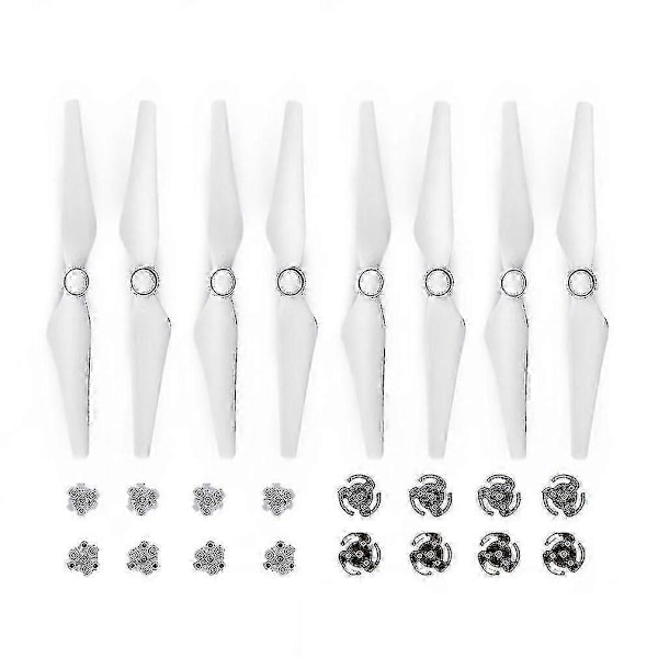 1 Par 9450 Propper Propeller Ccw Cw til DJI Phantom 4, Hvid