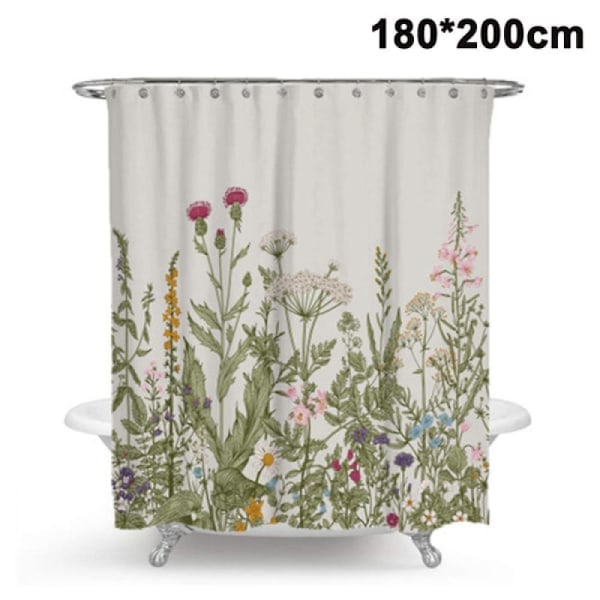 #1 kpl suihkuverho vedenpitävä suihkuverho (180cm*200cm)#