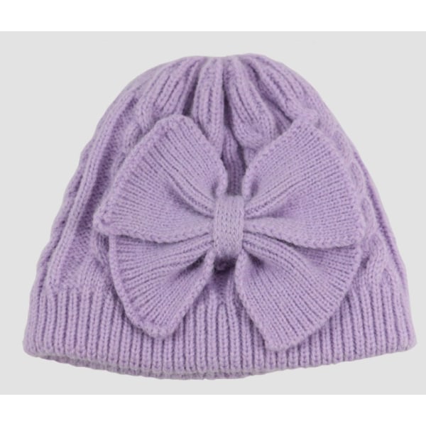 *Baby Winter Hat with Cute Bow, Suitable for 0-12 Months Children*