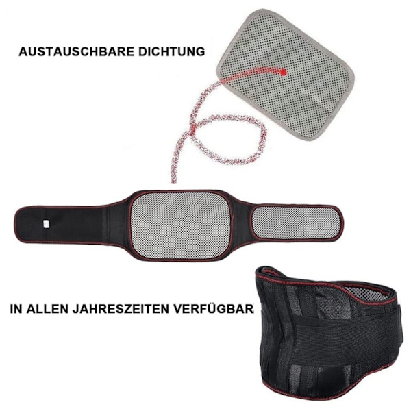 /#/XL Ryggstödsbälte ryggstöd lindrar smärta. Justerbar/#/
