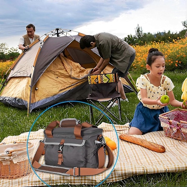 Isolerad Lunchlåda Läcksäker Lunchlåda Picknickväskor - Förtjockad Läcksäker Utomhus Lunchväska För Arbete Drycker Picknickmat