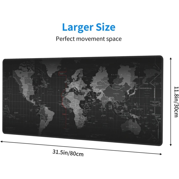/#/Extended Big Mouse Pad Large,XL Gaming Mouse Pad Desk Pad,31.5x1/#/