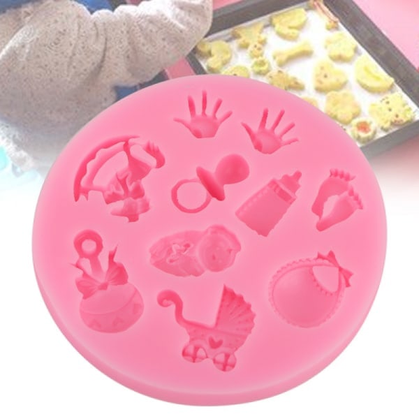 #Håndlavede Forme Fødevarekvalitet Silikon Kage Chokolade Maker#