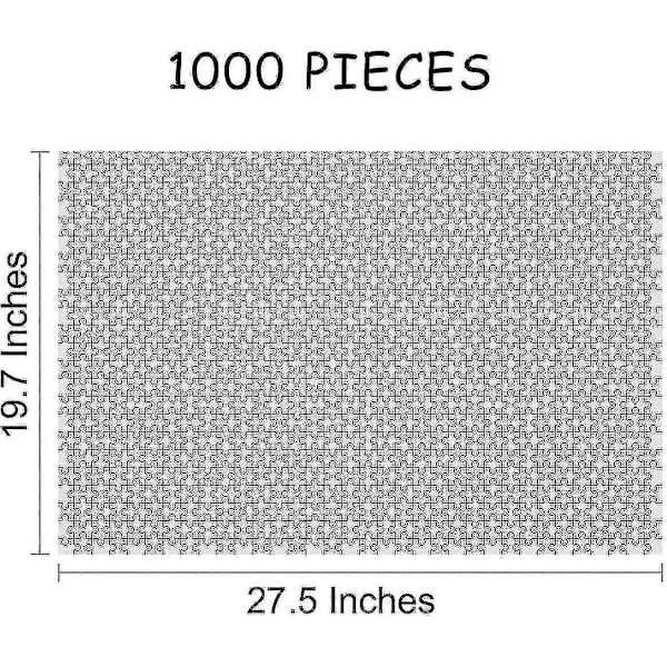 Puslespill 1000 Brikker For Voksne Hjerne Iq Utviklende Magisk Spill (luftballongpuslespill)