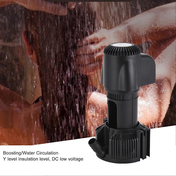 Luftkjøler Vannpumpe 50W 2500LPH Flow 2.5m Løftehøyde Ultra Stille Børsteløs Motor IP68 Vanntett AC Vannpumpe