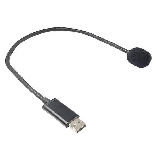 PC Kondensator Computermikrofon, USB 2.0 Mikrofoner til Laptop/Notebook/PC/MSN/Skype