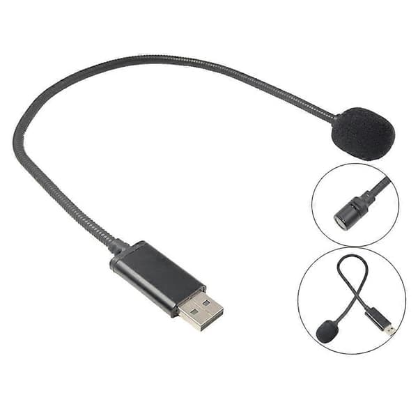 PC Kondensator Datamaskin Mikrofon, USB 2.0 Mikrofoner for Laptop/Notebook/PC/MSN/Skype