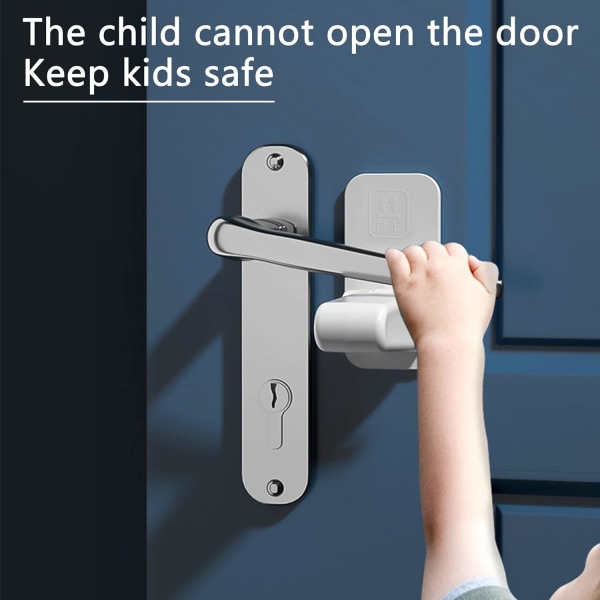 4 STK Børnesikkerhedslåse Dørblokke Lås Securite Dørsikkerhed De