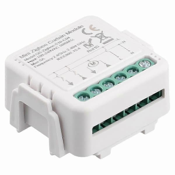 Zigbee Bryter Lysgardin Dimmer Smart MINI Modul C04 Kontroll Bryter Gardinbryter Modul Null