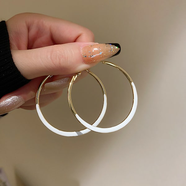 925 Sølvnåle Mode Hyperbel Plain Loop Ørestik Geom