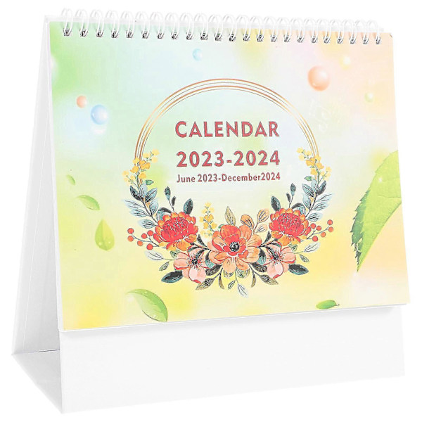 Skrivebordskalender 2023-2024 Kalender Skrivebordskalender Månedlig Skriveblokk Kalender For Hjemmekontor