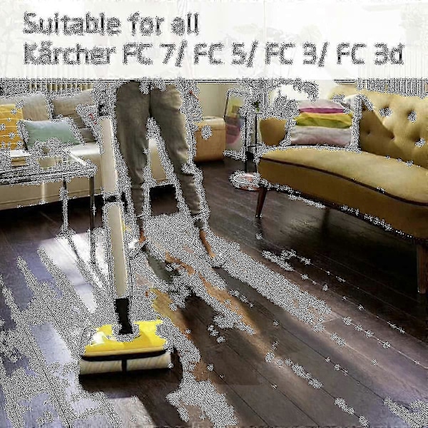 2024 8-delt sett med ruller for Karcher Fc7 Fc5 Fc3 Fc3d gulvrenser (ws) - MXBC