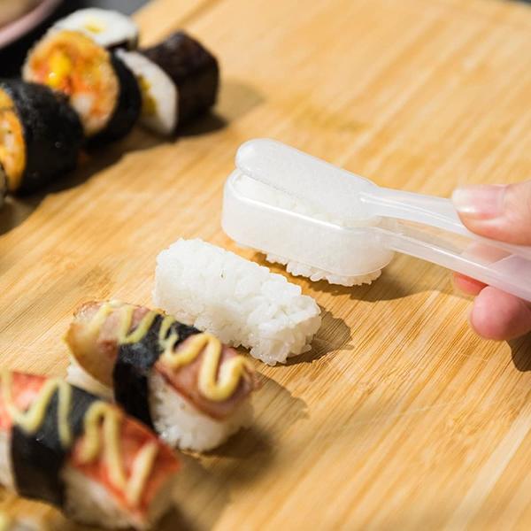 2 st Sushiformar, Kök Bento Sushi Onigiri Formverktyg Kvadrat R