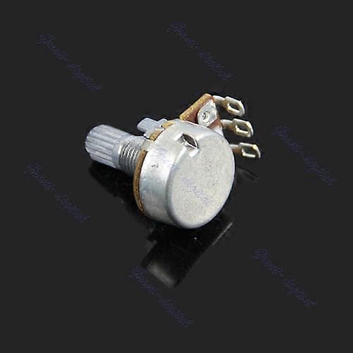 3 st A250k Potentiometer Splined Pot Elgitarr Bas Effektförstärkare Ton Volym