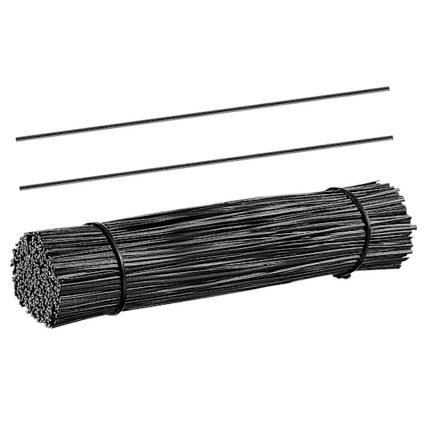 500 st Kabelorganiseringsband Vridband Trådband Kabelband Rostfria Sladd Vridband (15cm, Svart)