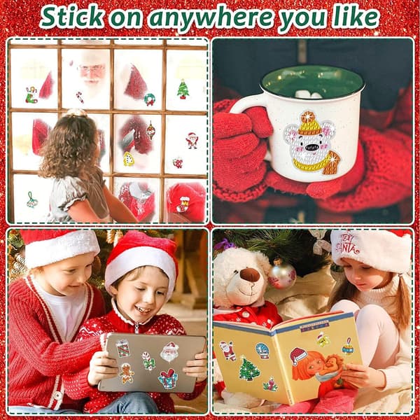 #36 stk Jule DIY Diamant Kunst Stickers#