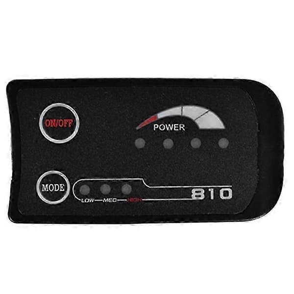 5PIN S810 E-cykelmåler LED-display 36V UART til elcykel Elektrisk cykelmåler