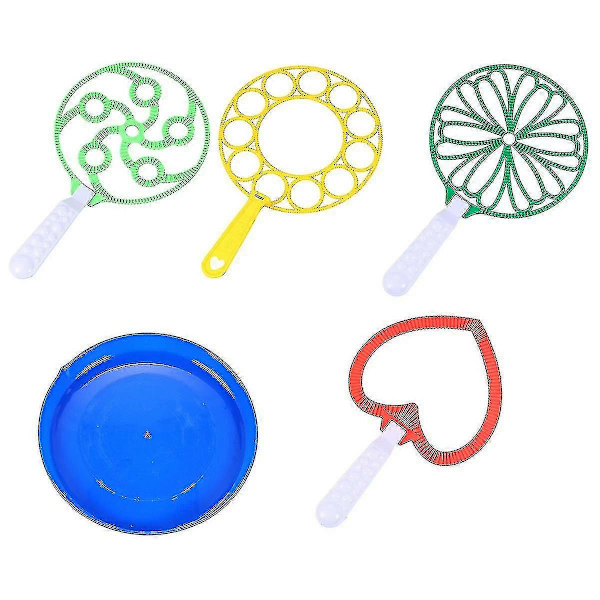 4 st Bubble Blowing Bars Handhållna Bubbelstavar Plast Bubbelmaskin Blandade Bubbelverktyg För Park Utomhus