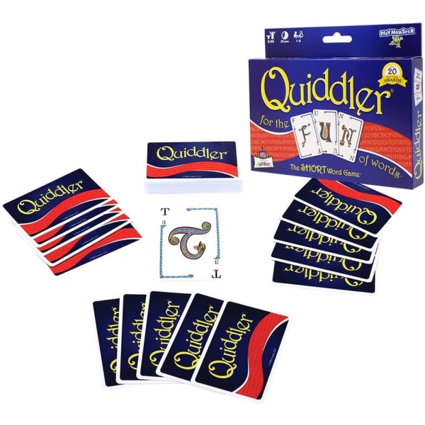 Quiddler brädspel kort engelsk magiker spel