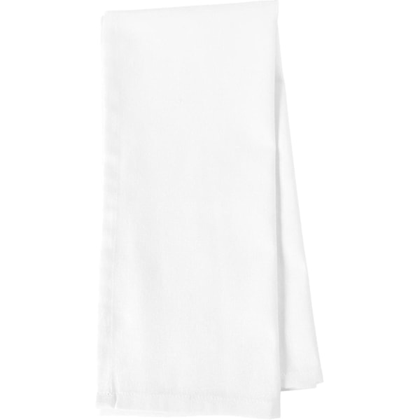 Hvide viskestykker, 10 stk., 100% bomuld - 50 x 76 cm, bløde og funktionelle