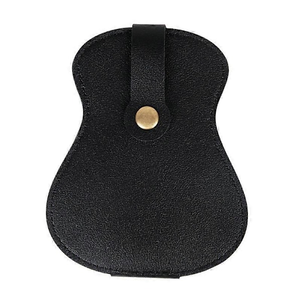 Guitar Plekterholder, Guitar Plekterboks, Guitar Plekterholder, PU Læder Plekteretui, Guitar Plekterholder Taske Display, Tilbehør, Musikalske Gaver til Guitarspiller