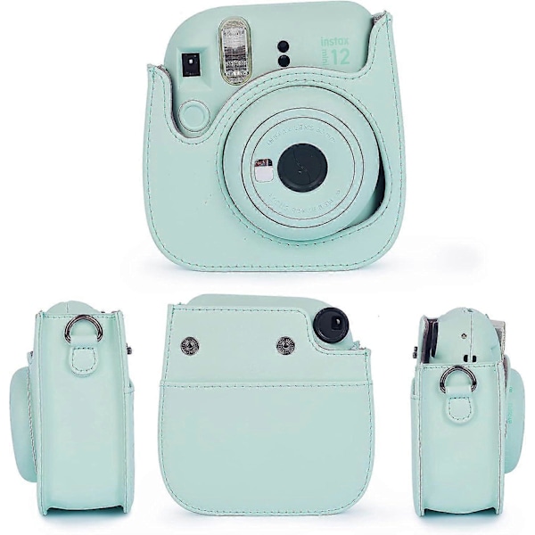 Lämplig för Fujifilm instant mini12 kameraväska skyddsfodral, grön