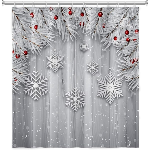 #120x180cm, Vinter Jul Snefnug Bruseforhæng Bruseforhæng#