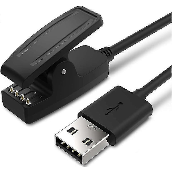Lader Kompatibel med Garmin Lily, Forerunner 35 35J 230 235 630 645 Music 735XT, Approach G10 S20, Vivomove HR, ForeAthlete 35J - USB Ladekabel