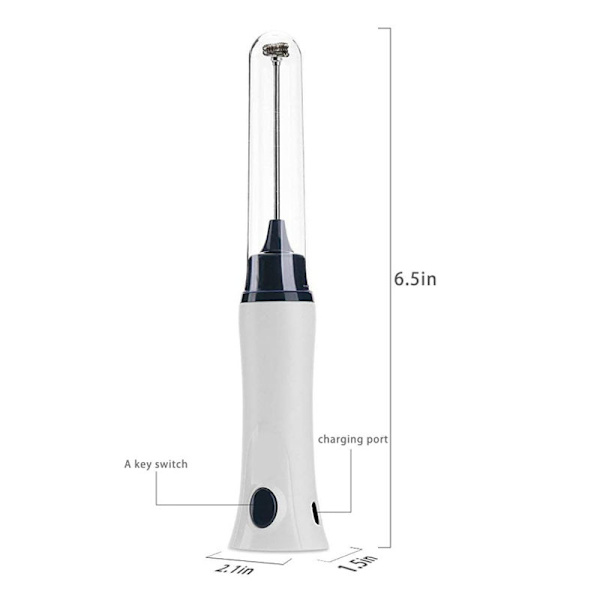 #Multifunktionell mjölkskummare omrörningsstav för mjölk, ägg och kaffe, laddningsbar handhållen elektrisk mixer#