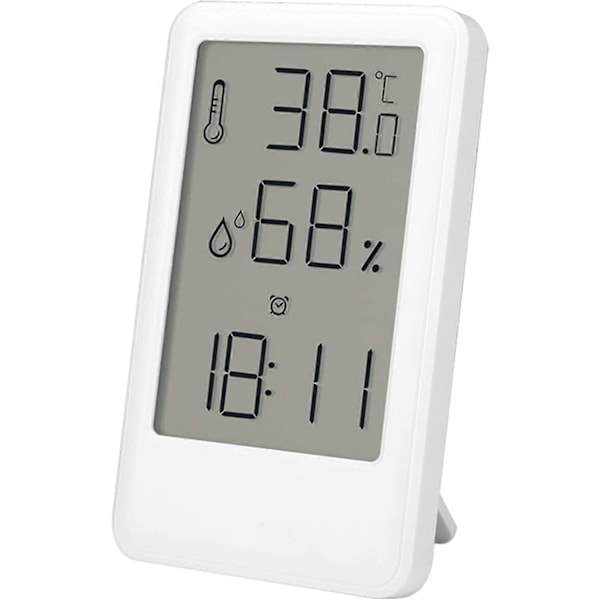 LED digital väckarklocka med stor LCD-display, digital sängklocka