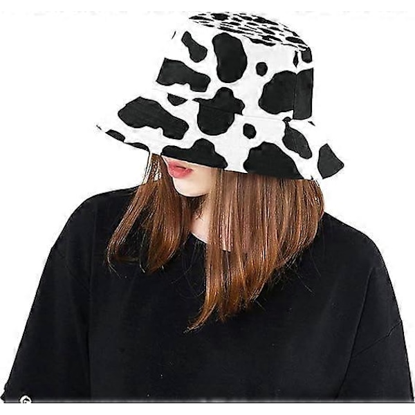 Tie Dye Bøttehatt, Morsom Strand Solhatt Fiskerhatt Dobbel Side