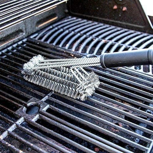 *Grillbørste i rustfrit stål 3 i 1*