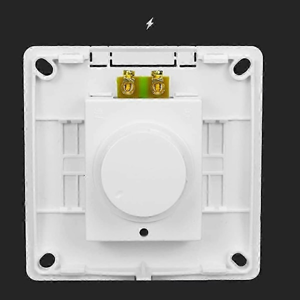Takfläktkontroll - 220V 10A Väggströmbrytare för 15-300W Dimmer - Typ 86