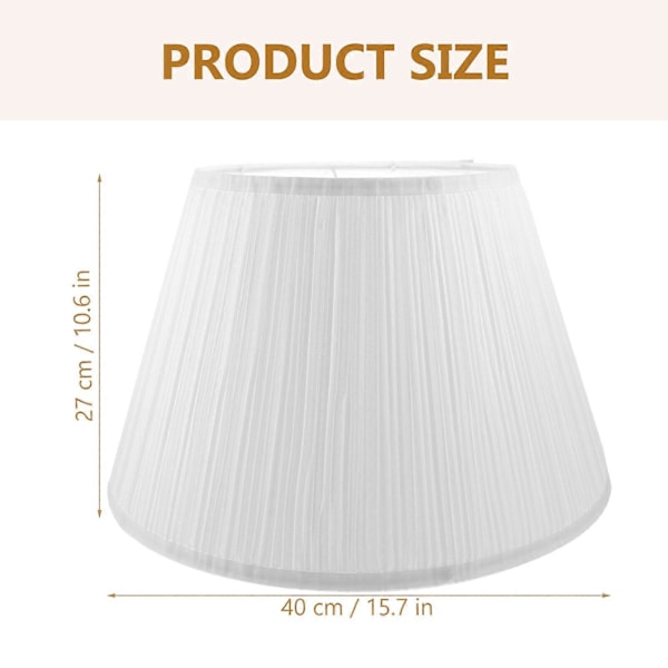 Linneskärm Enkel Stil Lampskärm Bordslampa Skärm Bordsgolvlampa Skydd E27