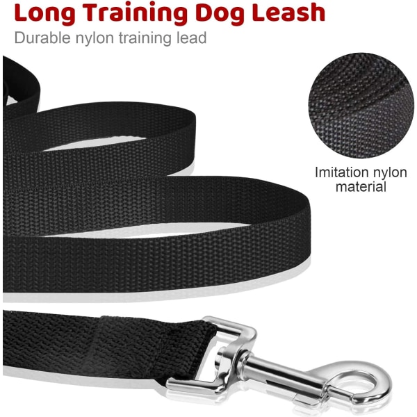 *Hundetreningsbånd, langt nylon treningsbånd for camping, Backya*