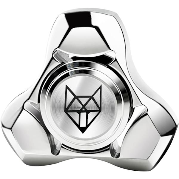 Metalliska Fidget Spinner Leksaker för Vuxna, Helt i Rostfritt Stål 1.5''