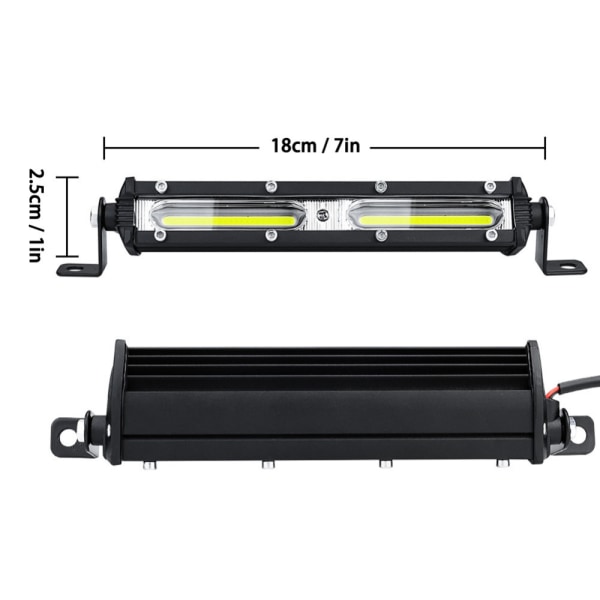 /#/2-delt bil LED-stripe lys enkelt rad midtre nett lys/#/