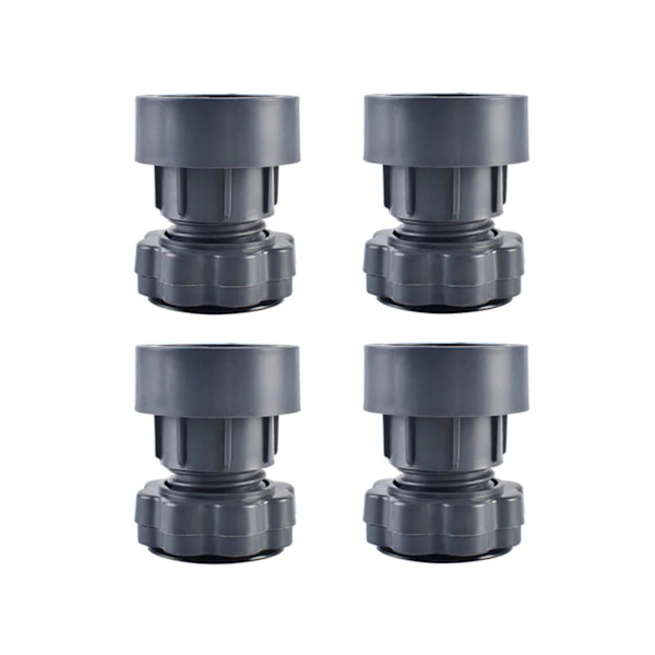 4 Stykker Vaskemaskine Anti-Vibration Måtte, Justerbar Vask