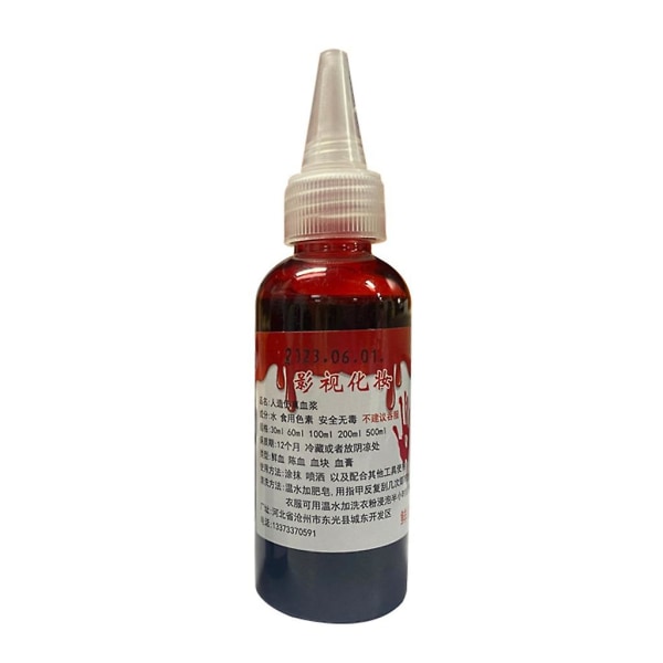 Halloween Liquid Blood Costume Scen Realistic Fake Blood 30/60/100/200/500ml