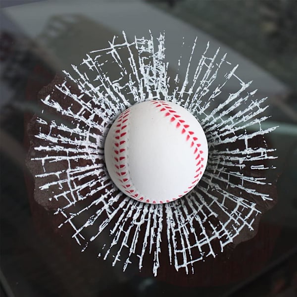 3D-Simuleret Golf/Baseball Knust Glas Bilskilt