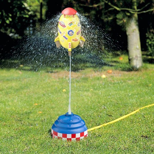 Vand-Raket Sprinkler - Børns Udendørs Leg - Vandleg til