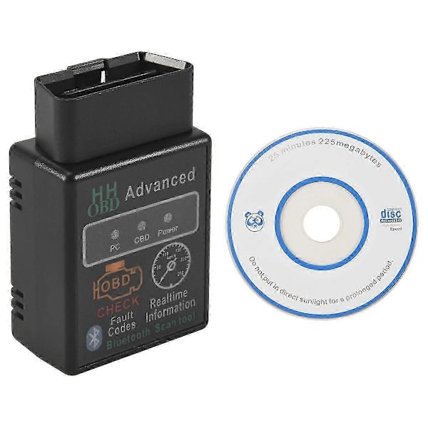 OBD CAN BUS Check Engine Bil Bluetooth Auto Diagnostisk Scanner Værktøj OBD2 OBDII Interface Adapter fo