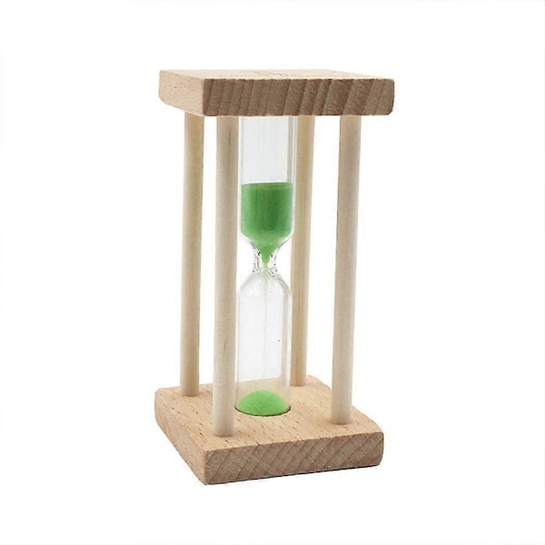 Mini Timglas Sandur En Minut Sandtimer Sandklocka Heminredning Barnpresent (Grön Sand)