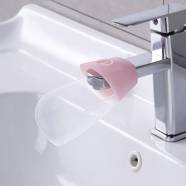 2-pack (Rosa) Kranförlängare för Småbarn - Barnbadkar & Handfat