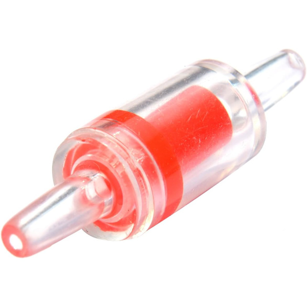 *10 STK Akvarieluftpumpens backventiler Röd Genomskinlig Plast Envägs N*