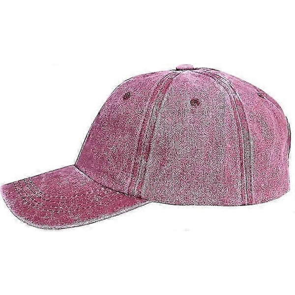 Baseballkasketter til mænd og kvinder, justerbar vasket bomuld baseballkasket, klassisk solskærmshat