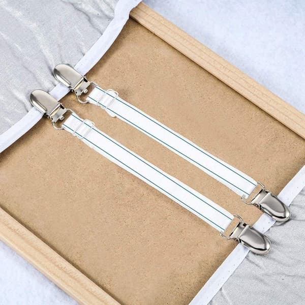 #Sängklädesklämmor, 4-pack, spännare för lakan#