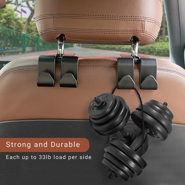 /#/2 Piece Set Of Four Hook Car Headrest Hook, Car Coin Purse Hook,/#/